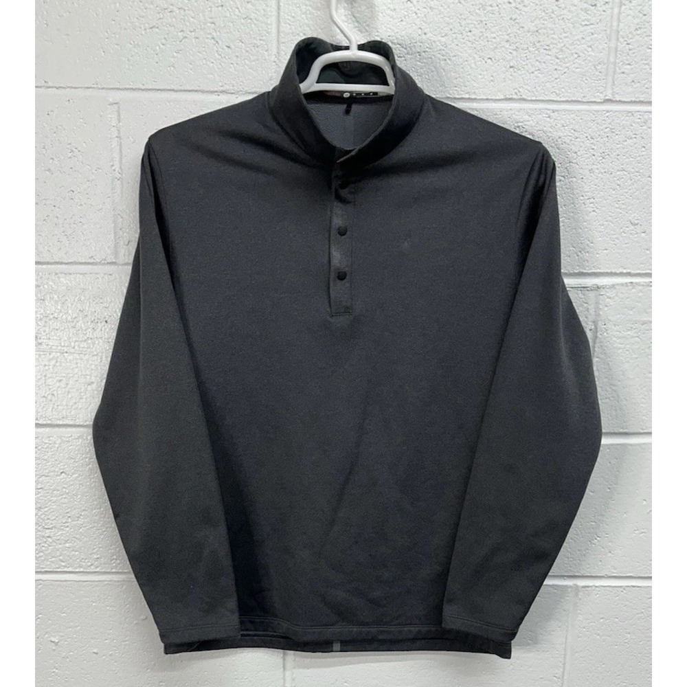 Nike Pullover Gray Tiger Woods 1/4 Snap Fleece 685864‎ / Men's Medium